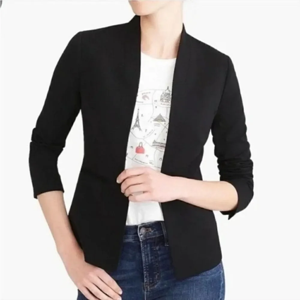 J. Crew | Black Broadway Blazer Size 6 NWT